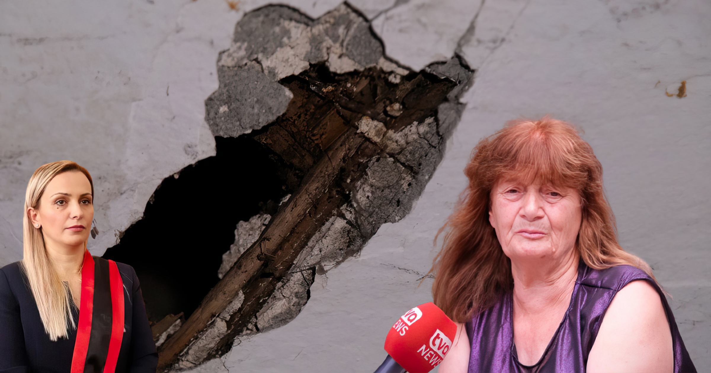 Flora denoncon bashkinë Laç  Jetoj në qiell të hapur pas tërmetit të 2019 