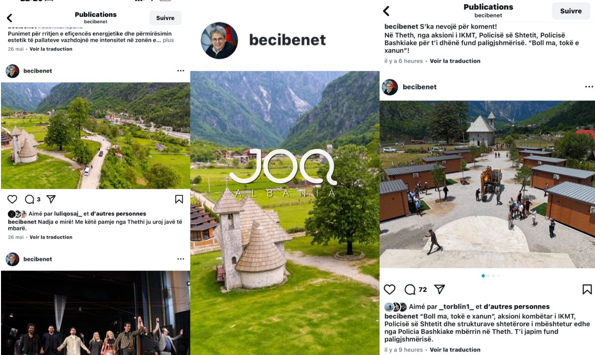 Benet Beci pak javë më parë promovonte ndërtimet e paligjshme në Theth