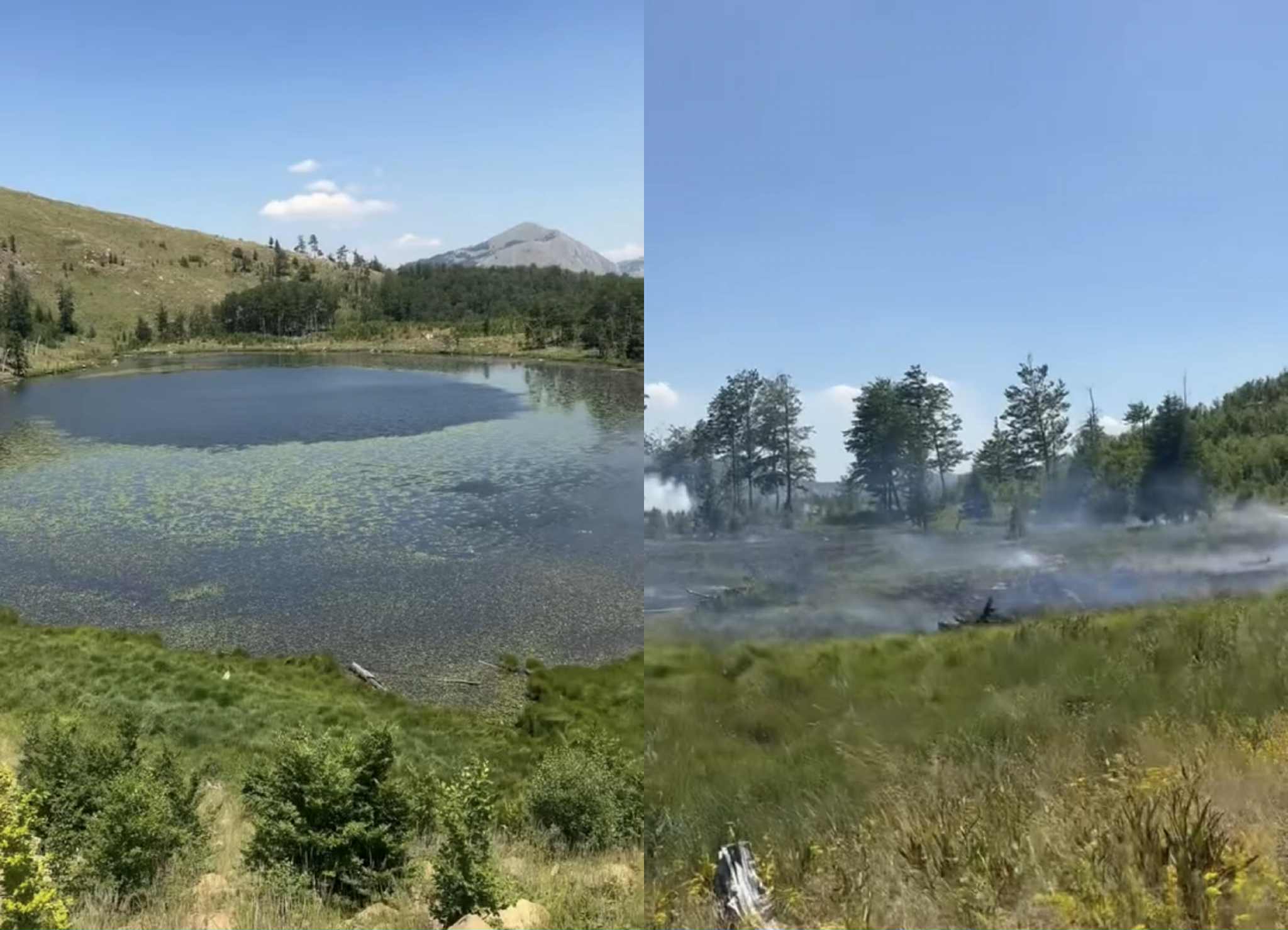 I vihet flaka Parkut Kombëtar të Lurës, Liqeni i Luleve në rrezik
