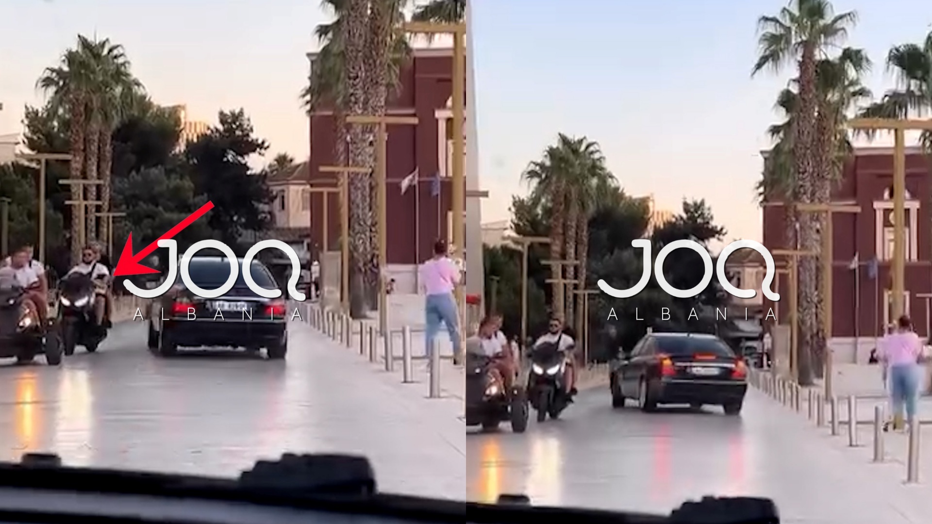 Pas publikimit në JOQ, gjobitet me 40,000 lekë drejtuesi i ‘Benz-it’ që bënte drift në qendër të Durrësit