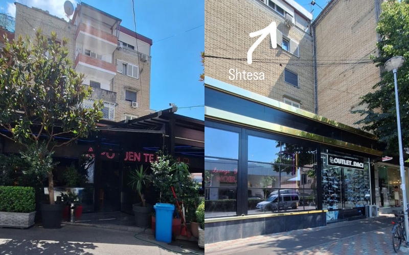 Lokali në Zogun e Zi zapton jo vetëm trotuarin  por gjithë pallatin  IMT asnjë masë