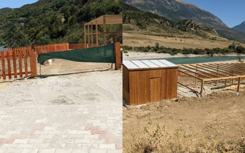 Po në Memaliaj a do shkojë Rama? Kioska të reja shtohen në bregun e lumit Vjosa