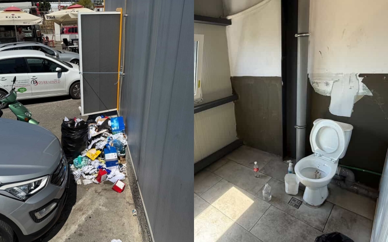 U inaugurua vjet, Agjencisa Doganore në Portin e Durrësit me pisllëk dhe pa kushte!