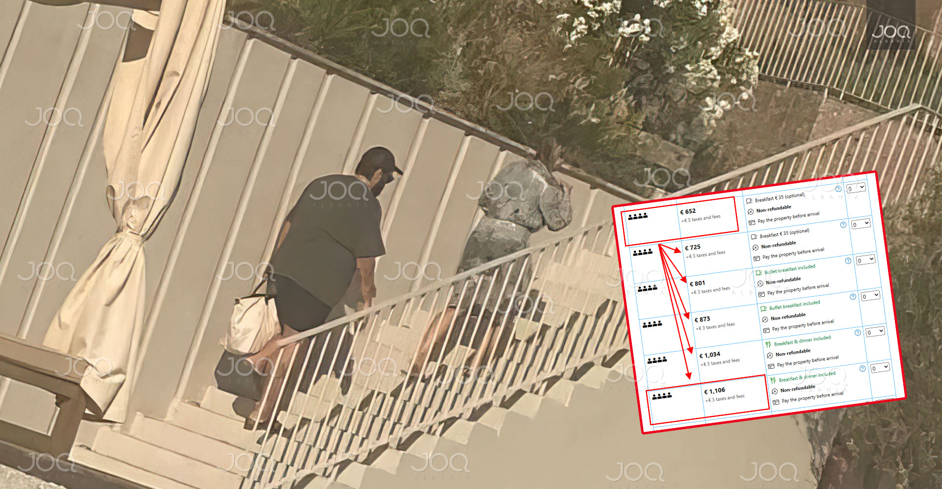 Pasi vodhi fondet e BE, Frida Krifca fotografohet në hotelin me 700 euro/nata në Palasë