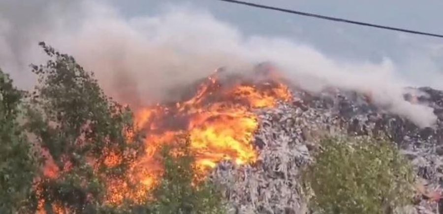 Zjarri në landfill, protestë dhe shifra marramendëse për një incenerator të fikur