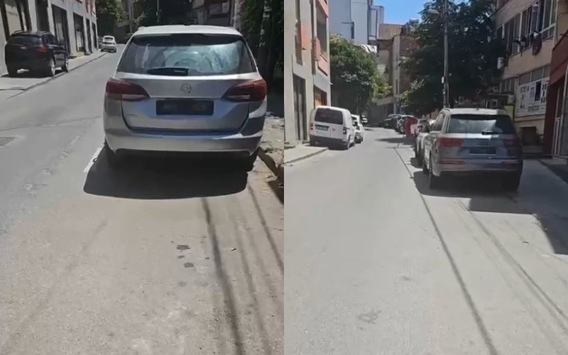 Ankohen banorët te rruga Mihal Grameno: Hapësirat publike zihen nga makinat pa targa