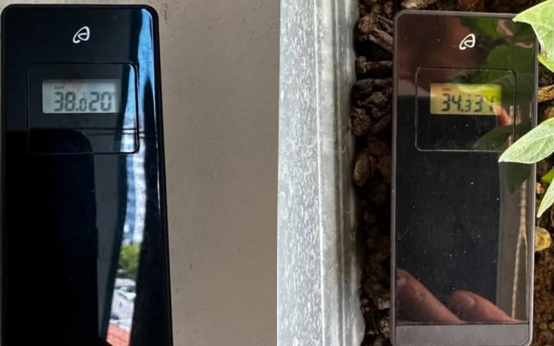 Qytetari teston temperaturën në beton dhe në gjelbërim: Duhen më shumë lulishte