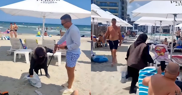 E moshuara përzihet nga plazhi, askush nuk lëvizi një gisht!