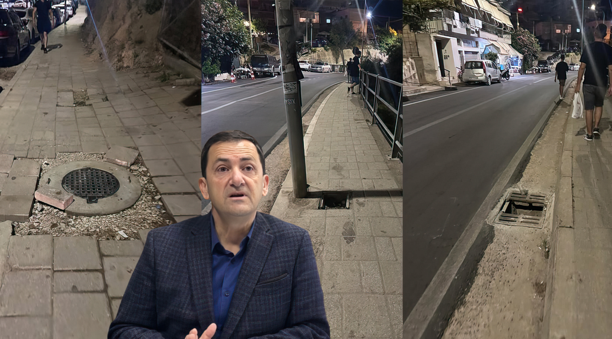 Trotuari i rrezikut në Potam, pushuesit në sfidë me gropat, pusetat dhe rrugën