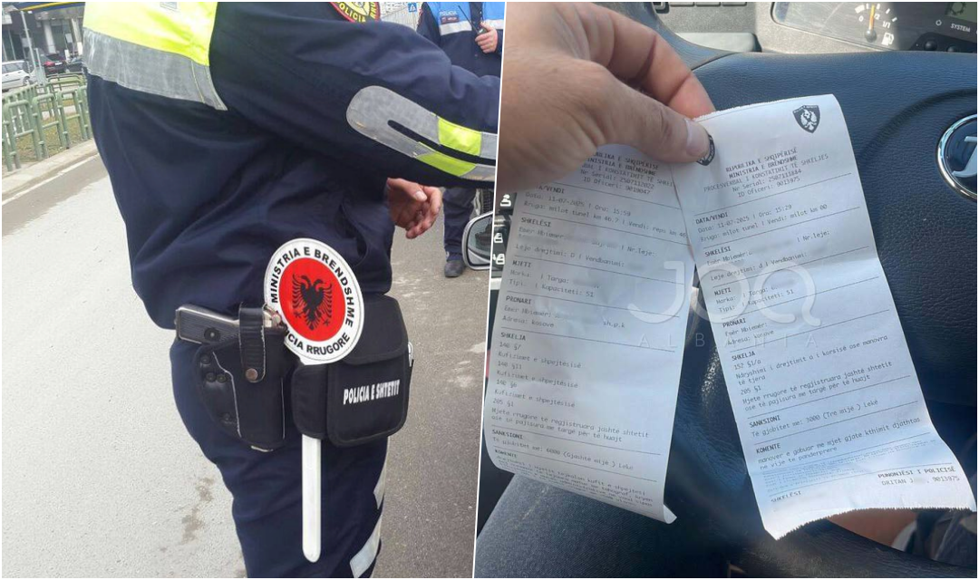 “Kështu po na largoni”, shqiptari i Kosovës: Policia shqiptare më gjobiti dy herë brenda 20 minutash, pa të drejtë!