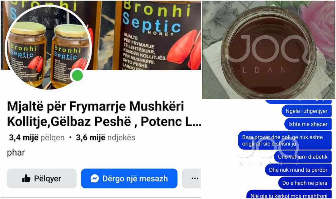 “Jam diabetik, më rrezikuan jetën! Faqja online nga Kosova më mashtroi me mjaltë të rremë”