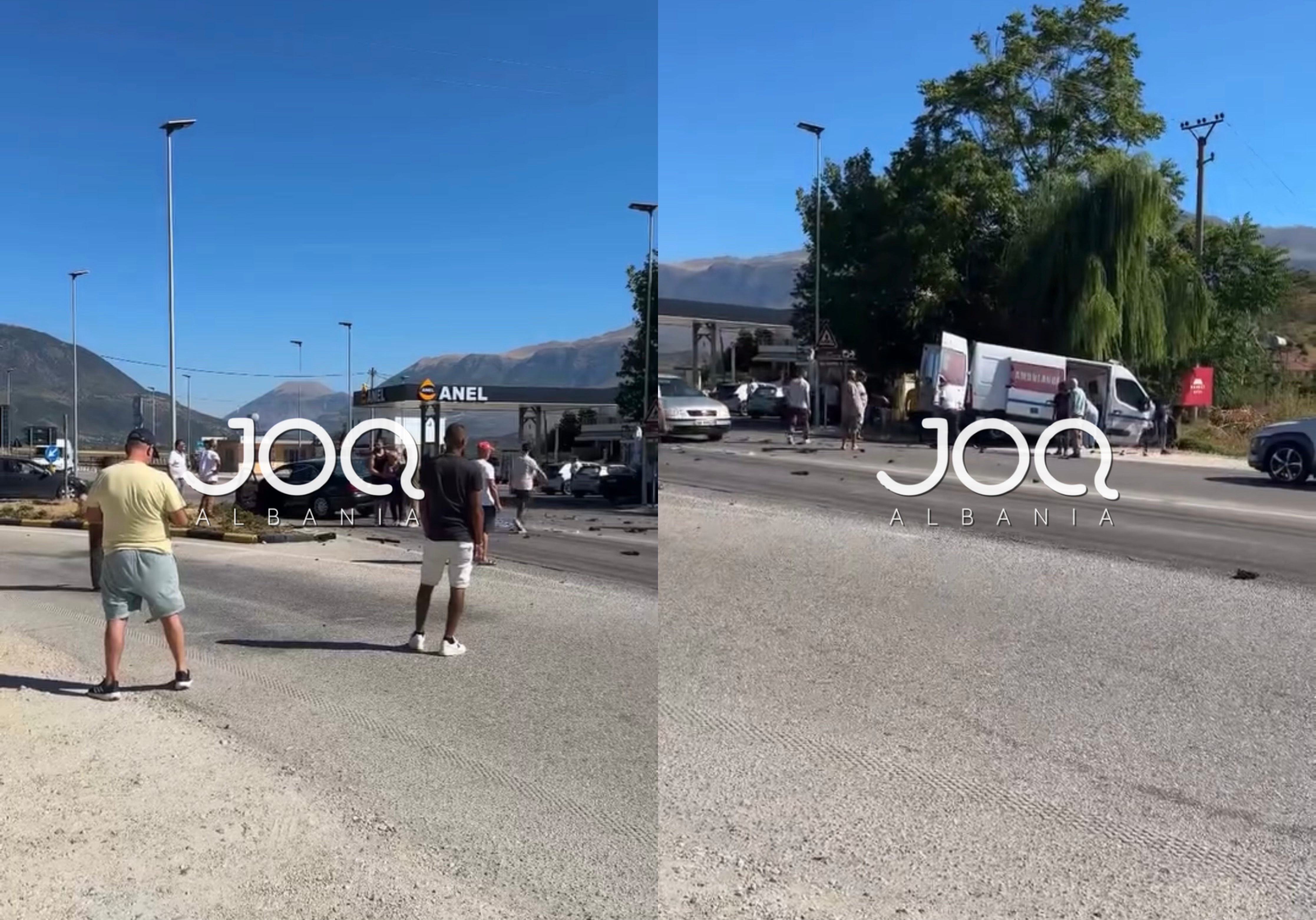 Makina përplaset kokë më kokë me ambulancën, plagoset pacienti