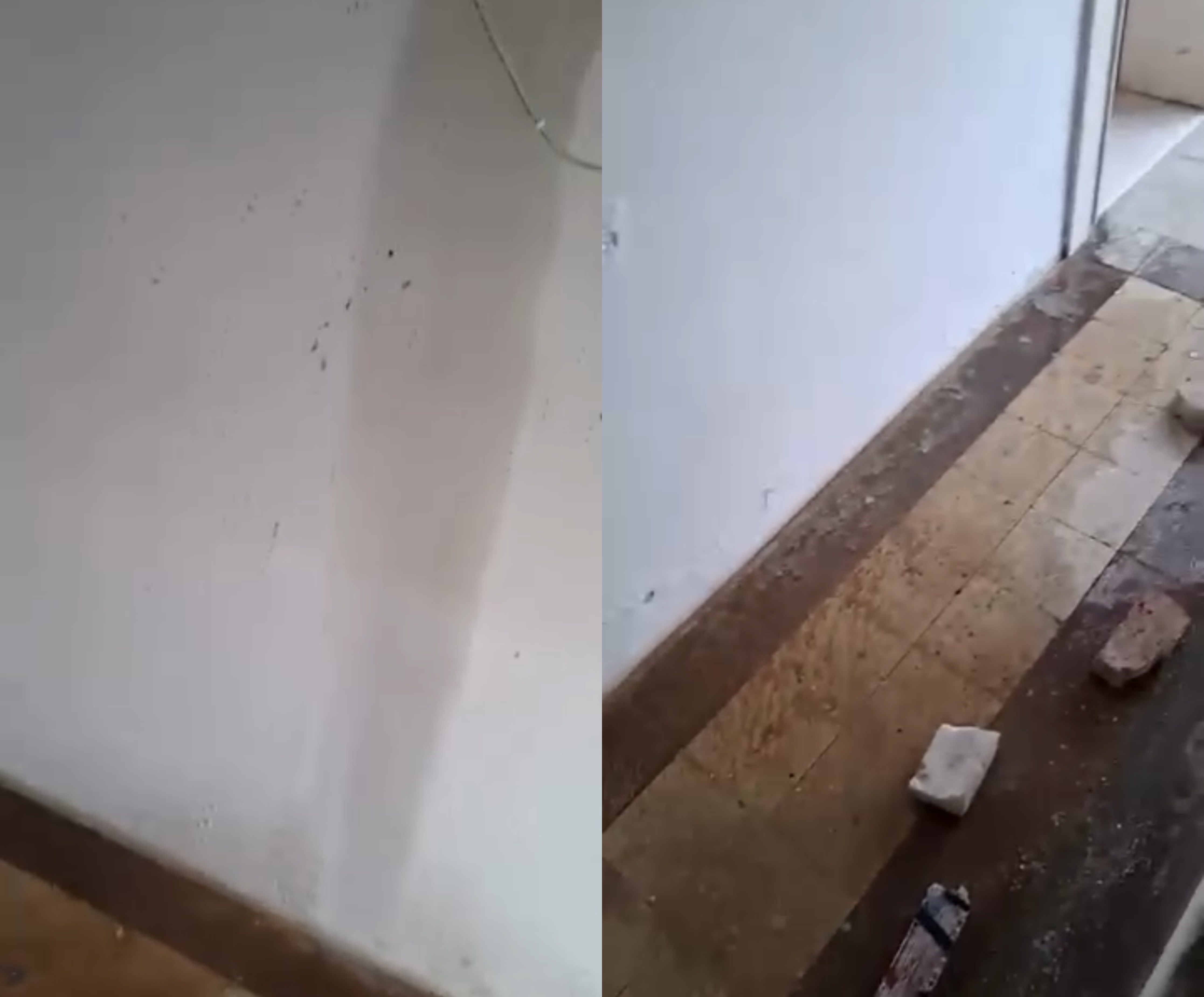 Tubacionet e ujërave të zeza derdhen në shkallët e pallatit, banorët e Tiranës në mëshirë të fatit