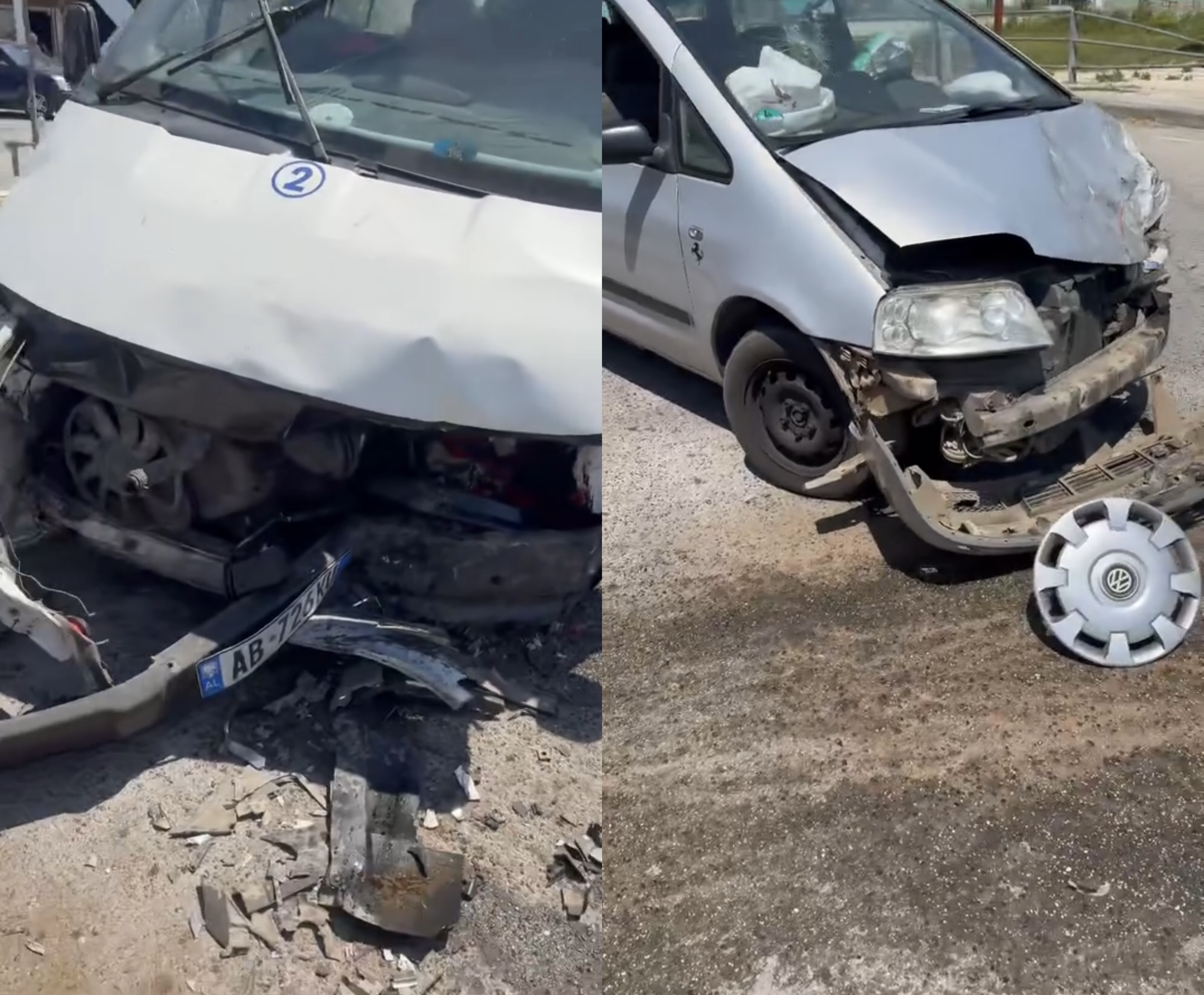 Aksident me 5 të plagosur në Kurbin  Shoferët ikin  policia vjen pas 2 orësh