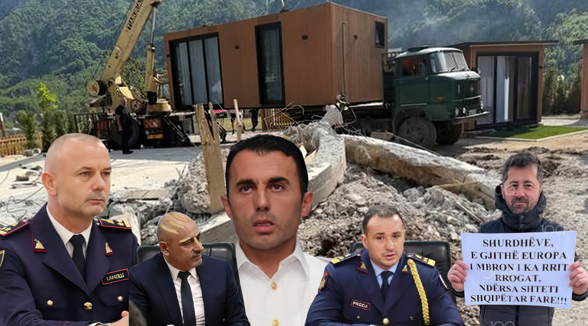 Proda lufton kontejnerët e Thethit  jo krimbat e Xhemalit  dhunuesit dhe zaptuesit miqtë e pushtetit 