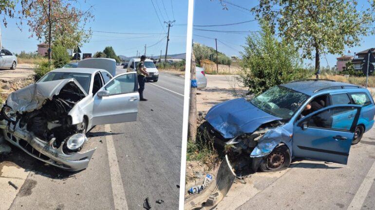 Përplasje e rëndë në rrugën Sarandë–Delvinë, katër persona të lënduar nga aksidenti