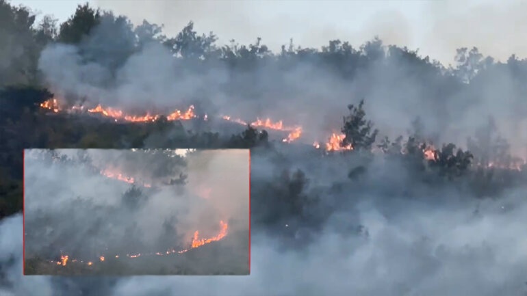 Zjarret përfshijnë sërish Qafë Qelësin në Pukë