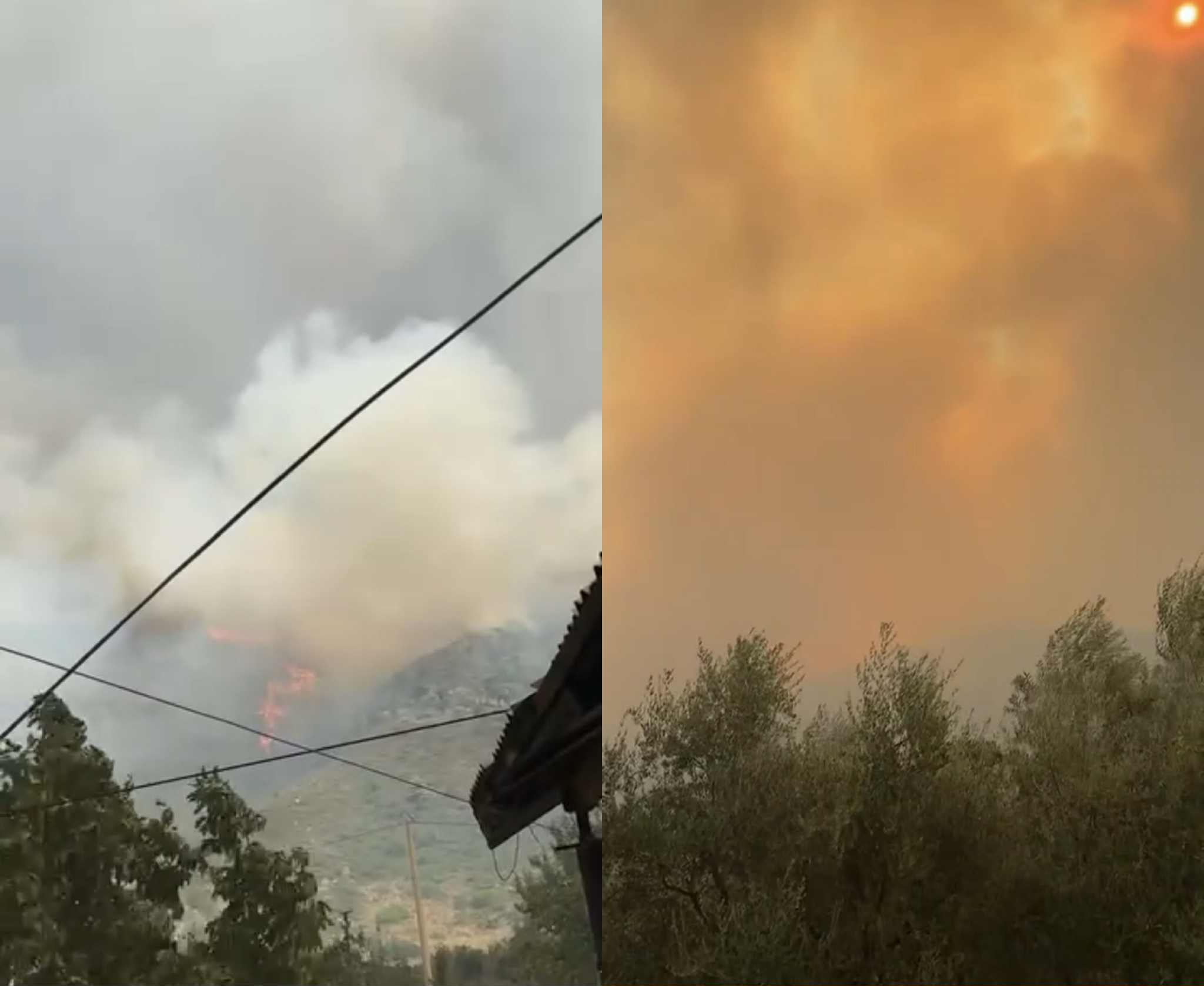 Delvina s’gjen qetësi! Tjetër vatër zjarri pranë banesave, banorët në rrezik