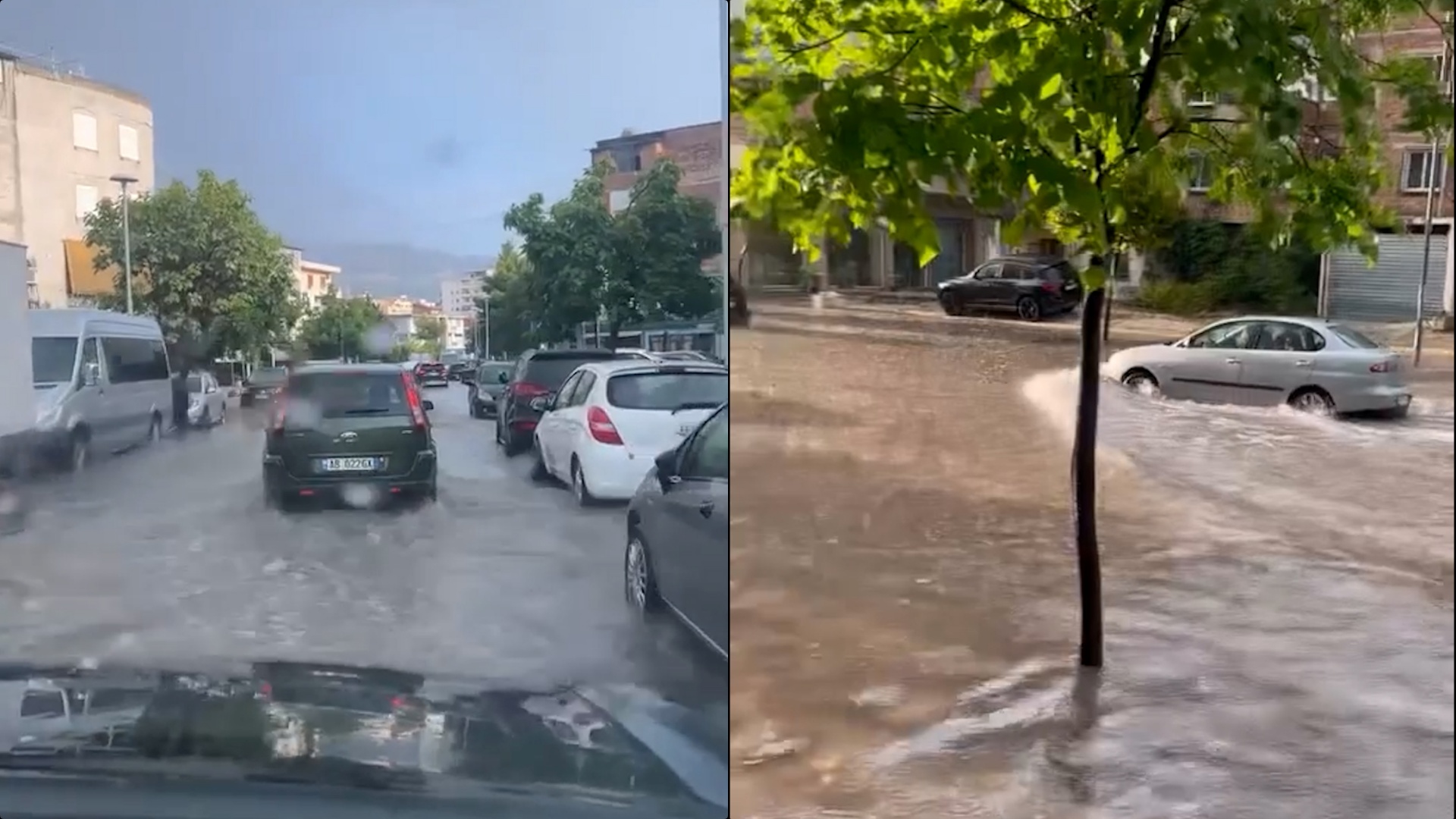 Vlora përmbytet nga shiu dhe në verë