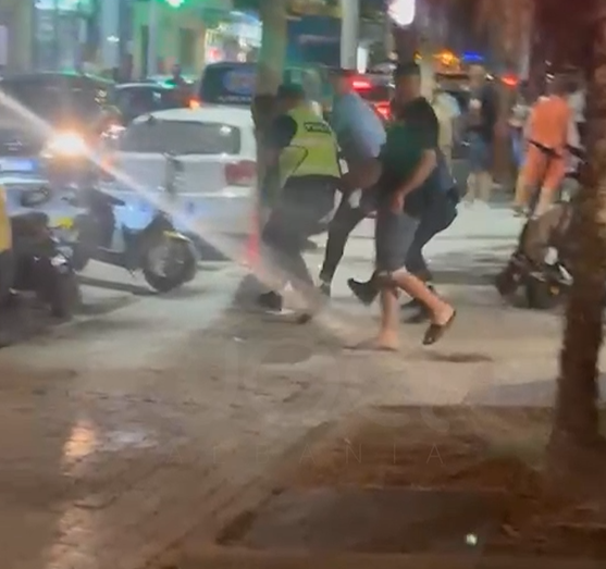 Plagosja e dyfishtë në Vlorë, dalin pamjet e momentit pas sherrit