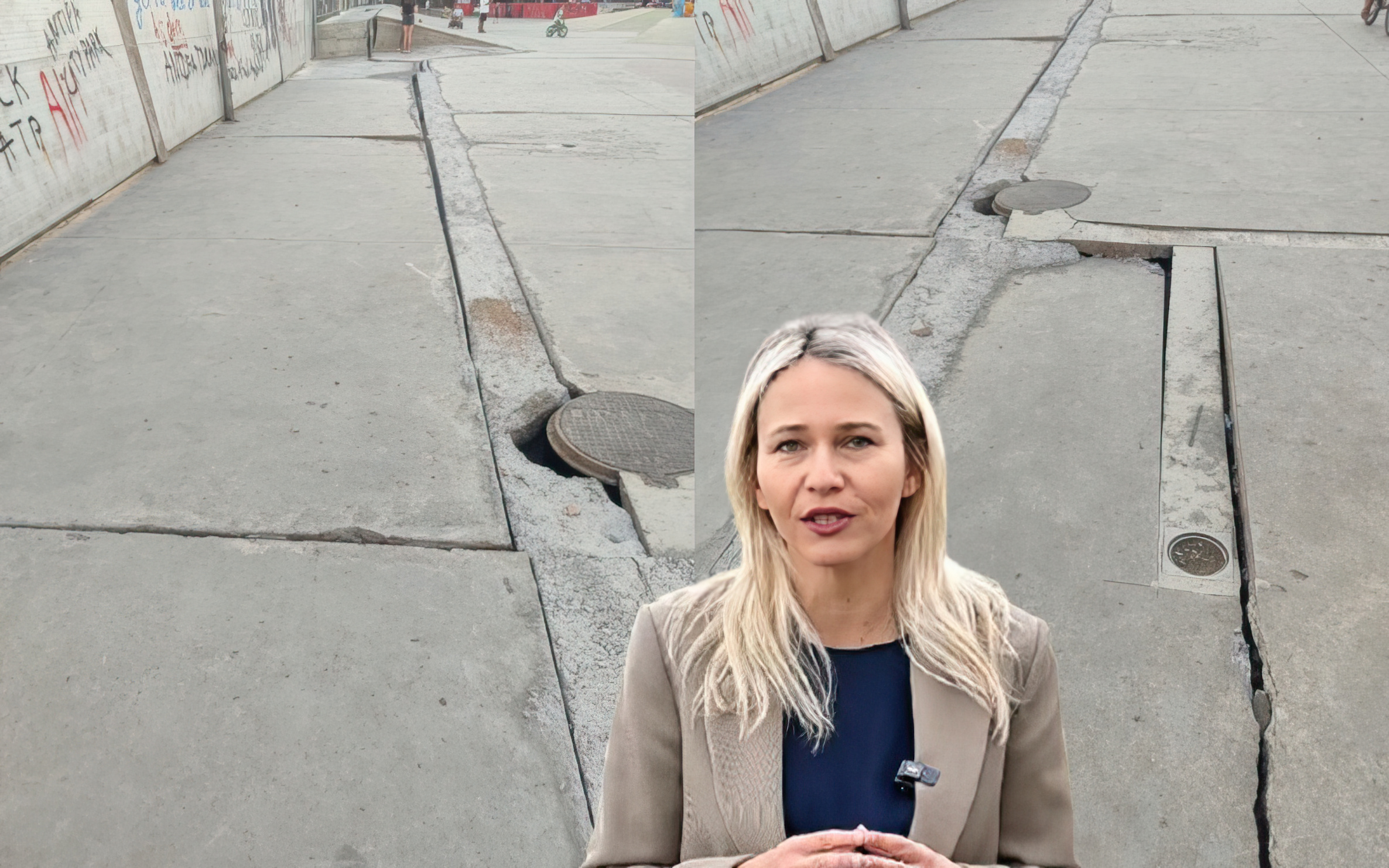 Rrëshqet toka nga ndërtimet e pallateve në fushën e Ali Demit, rrezikohen fëmijët