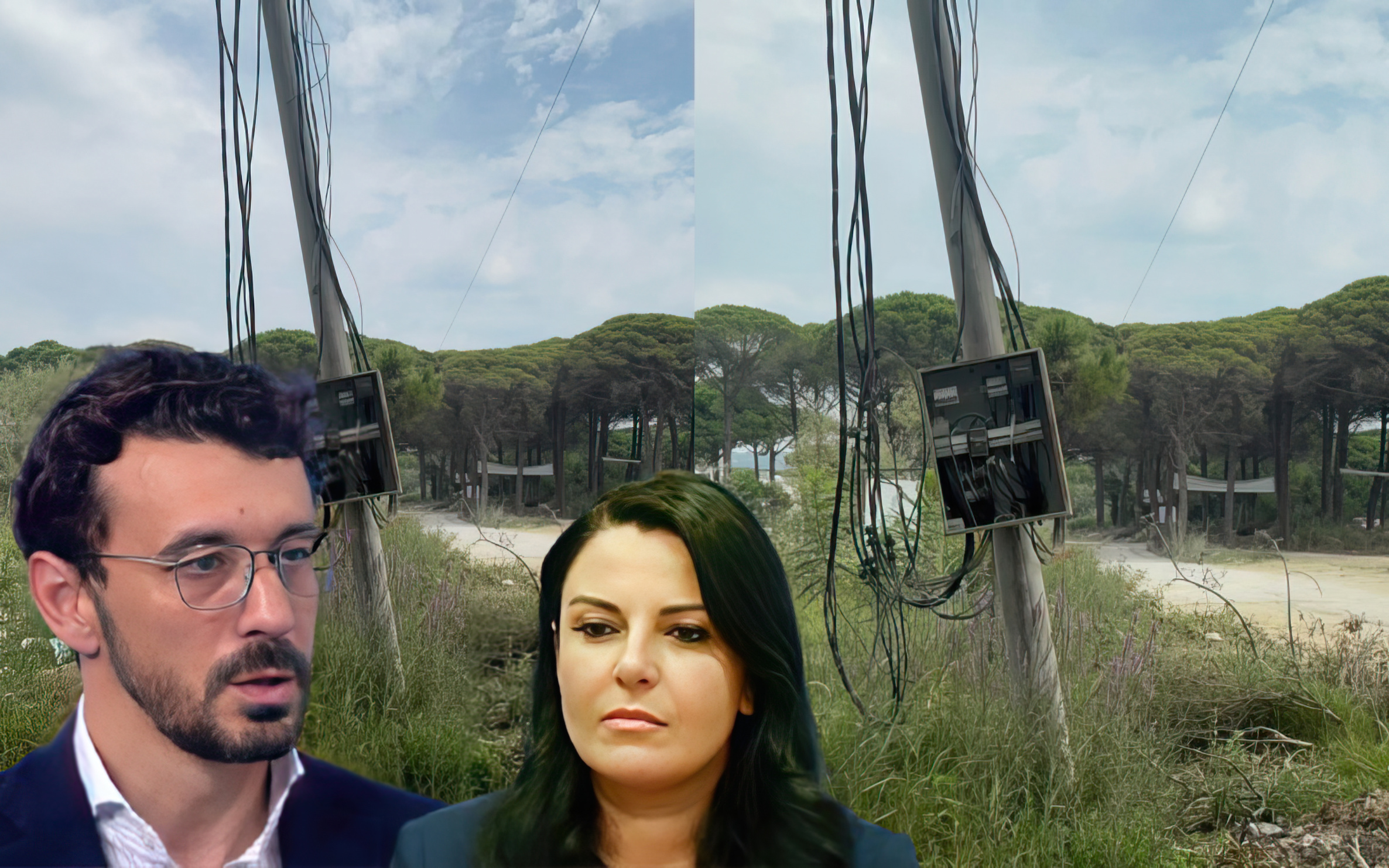Transformatori në Gjirin e Lalzit rrezik për banorët dhe vizitorët, me kabllo të varura
