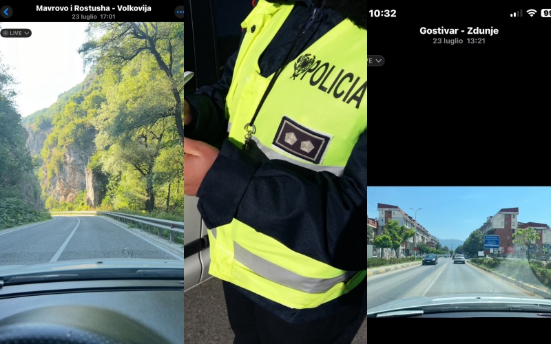 Rasti i tretë! Makina në Tetovë, Rrugorja e Tiranës gjobit qytetarin e Peshkopisë