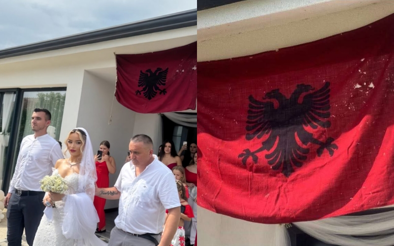 Flamuri kuq e zi i vitit 1911, hijeshon dasmën e vajzës në Malësi të Madhe