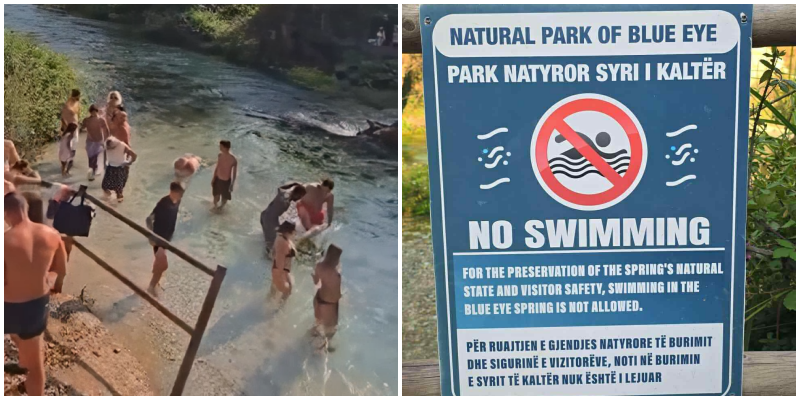 Kur do zënë mend turistët? Lahen të pashqetësuar në Syrin e Kaltër