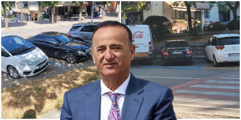 Xhakolli i Pogradecit heq të gjitha parkimet për invalidë, mbush xhepat e koncesionarit me pagesë