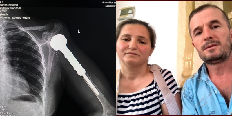 Arbeni kërkon ndihmë për bashkëshorten  Duhen 125 mijë euro për ta operuar në Gjermani