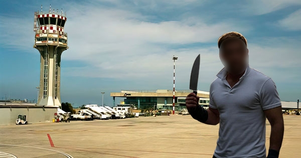 Kapet në aeroportin e Siçilisë me thikë në valixhe, arrestohet shqiptari 39-vjeçar