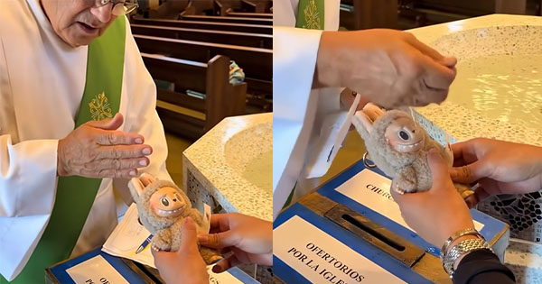 Prifti bekon kukullën LABUBU