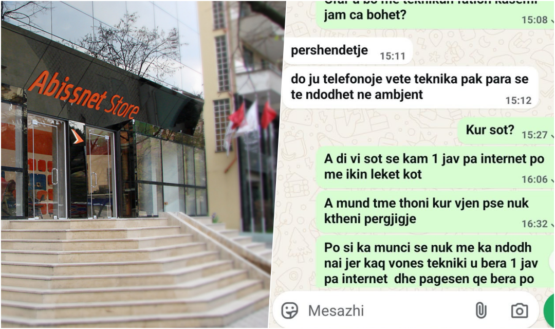 Abissnet lë pa internet klientin për 1 javë: Po pësoj humbje financiare, çdo ditë më gënjejnë me teknikët