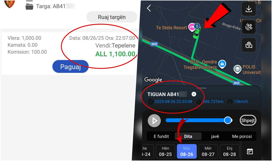 Makina në Tiranë, gjoba në Tepelenë: GPS-i demaskon gjobat fantazmë të policisë