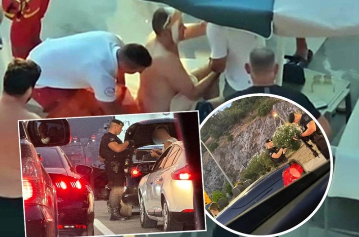 Mafiozi në Budva i shpëton atentatit të katërt, autori rrëshqiti në pllaka kur e qëlloi