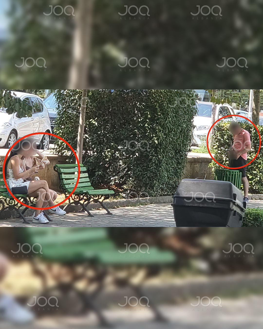 I riu urinon në koshin e mbeturinave