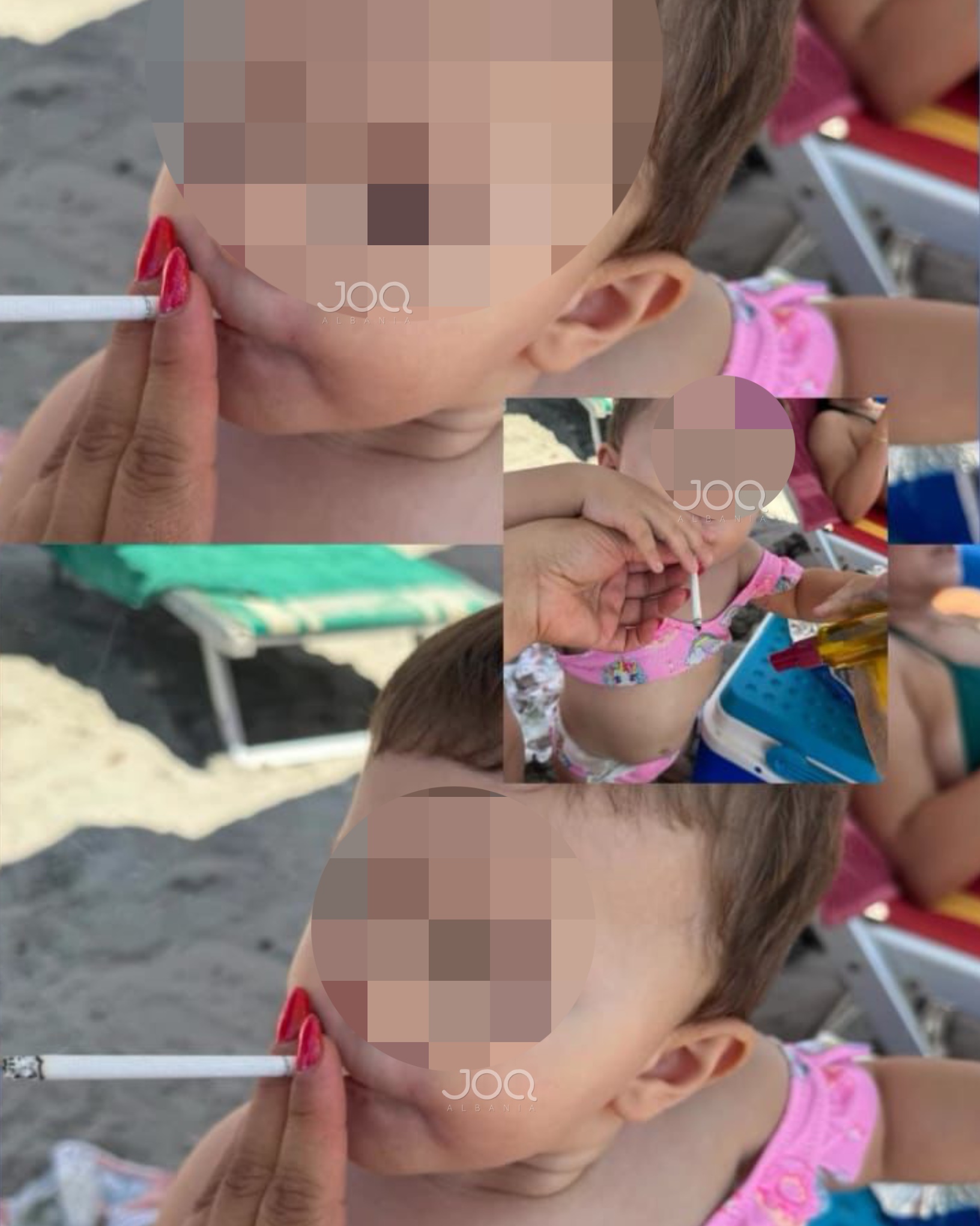 Nëna i jep cigare dhe Korona fëmijës së mitur