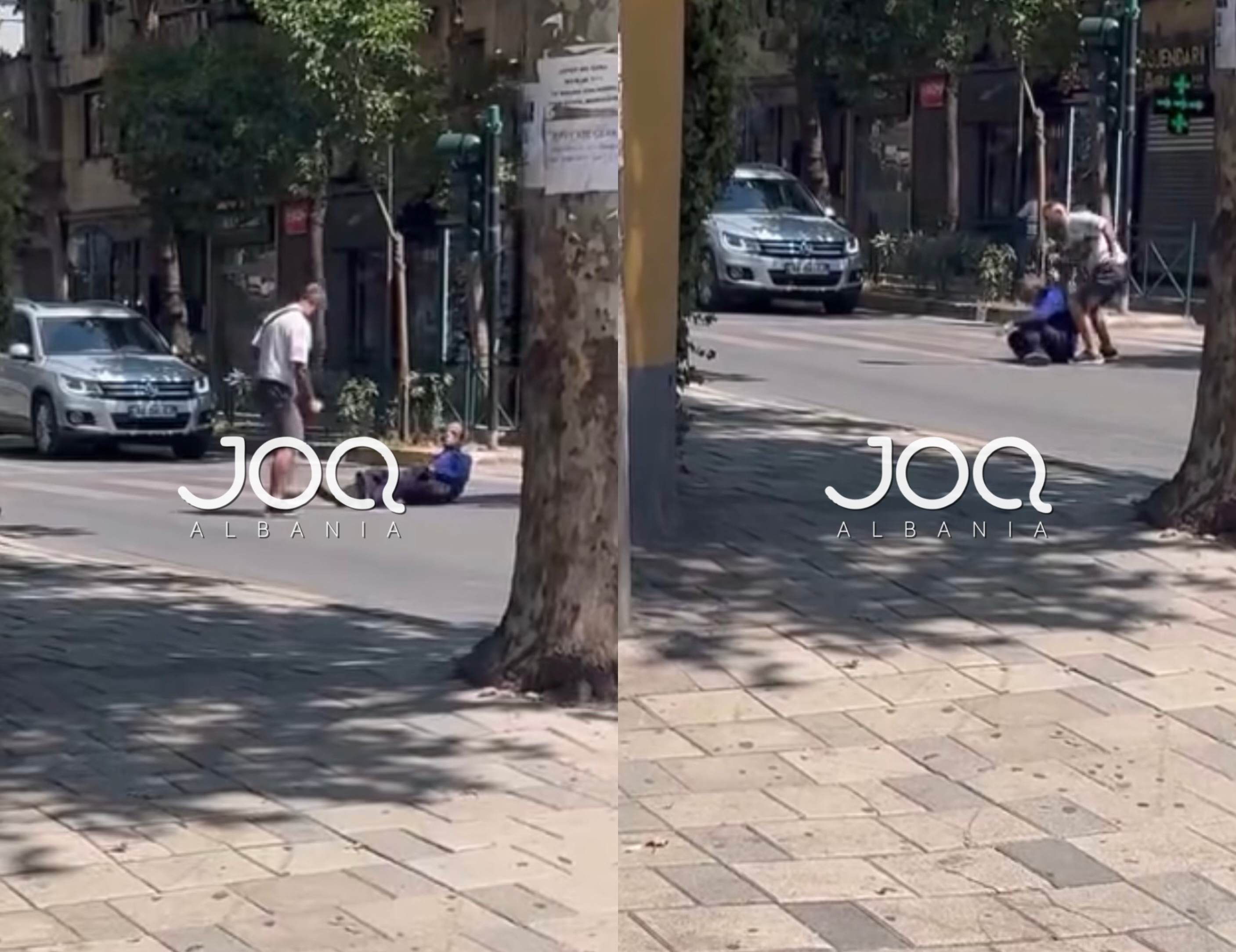 “E shau se ishte i dehur”, qytetari përplas burrin në rrugë dhe e godet