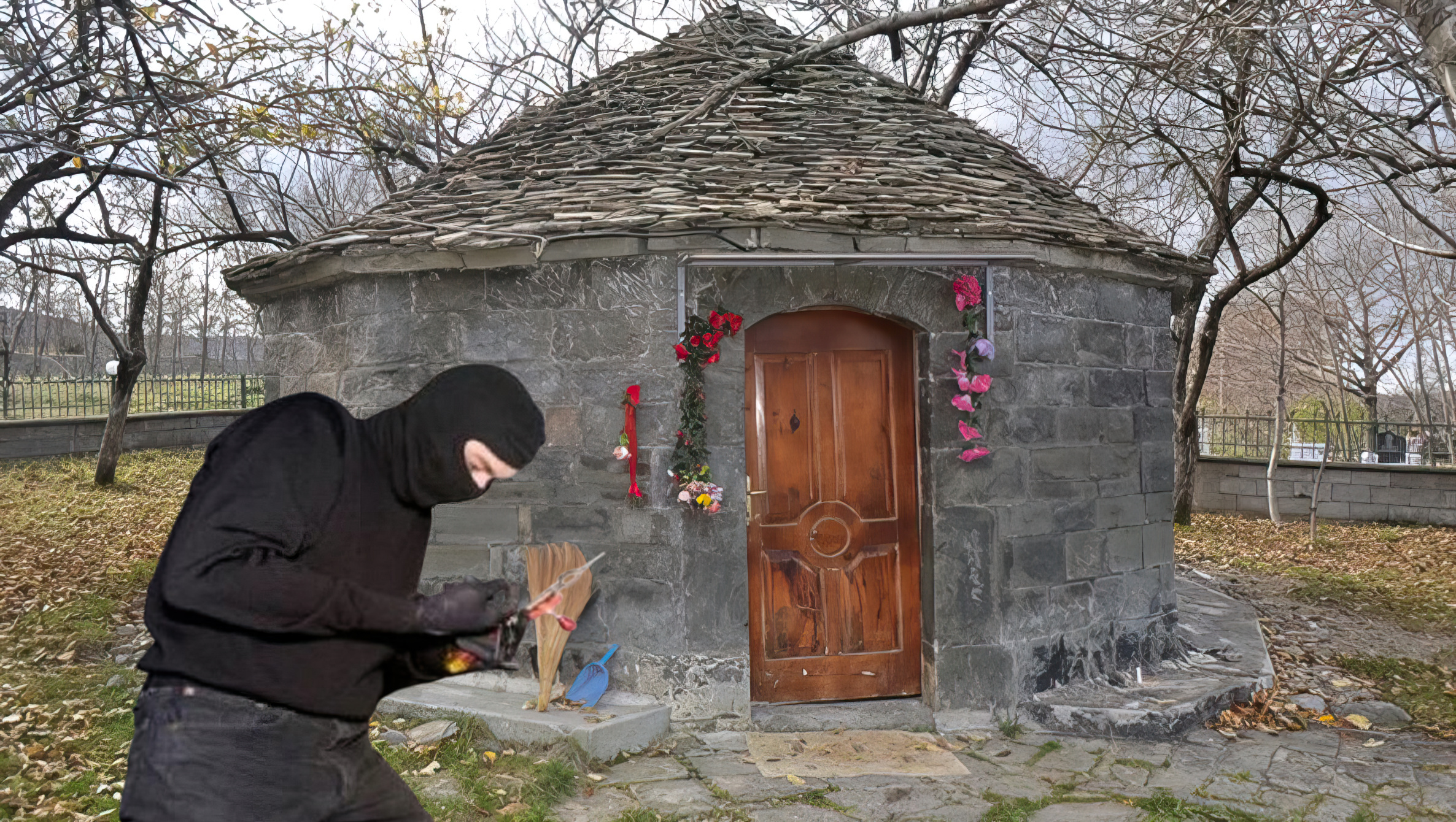 Hajdutët nuk frikësohen nga vendi i shenjtë, grabisin tyrben në Gjonç të Ersekës