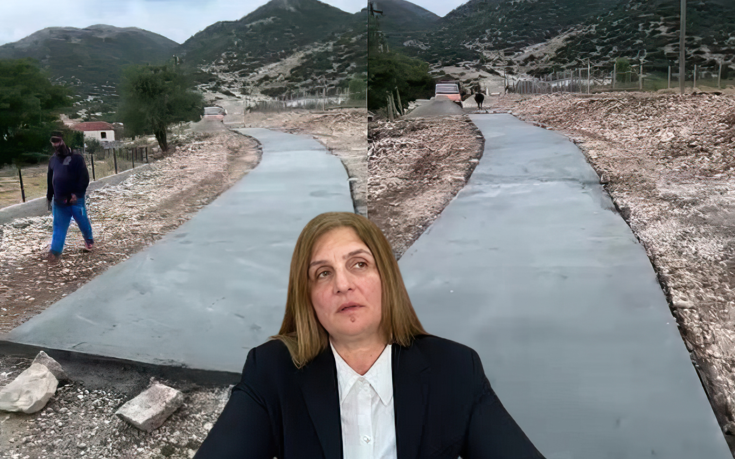 Falë bashkisë Tepelenë, gomerët kanë një rrugë të re në Lekdush të Kurveleshit