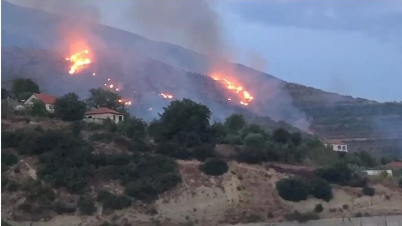 Zjarr afër magazinave me lëndë plasëse në Poliçan
