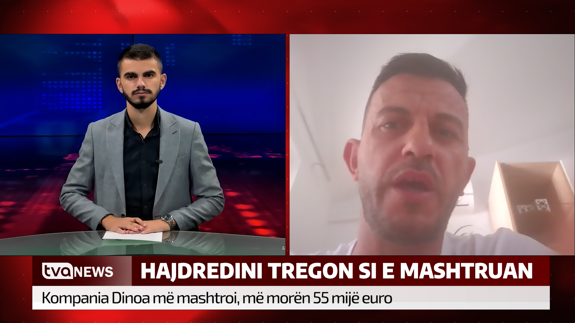 Hajredini denoncon kompaninë ‘Dinoa’: Më morën 55 mijë euro me mashtrim