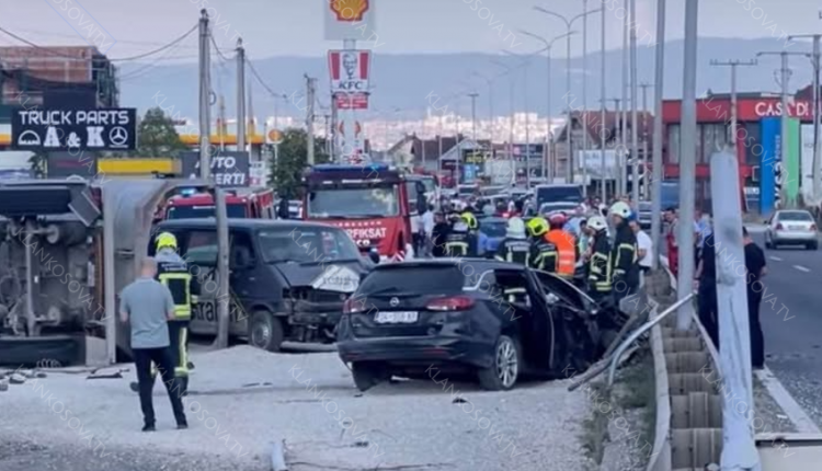Aksident i rëndë në Sllatinë, katër të lënduar dërgohen në Emergjencë
