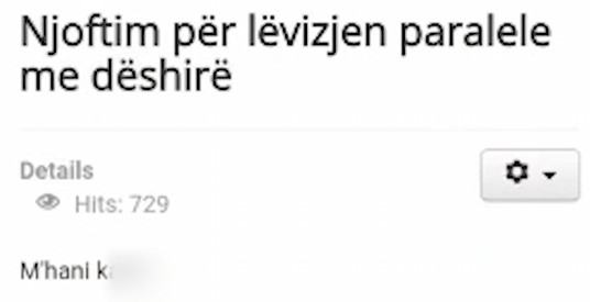 “M’hani k***n”, ZVA Shkodër shfaq mesazhe banale në vend të njoftimeve për punë
