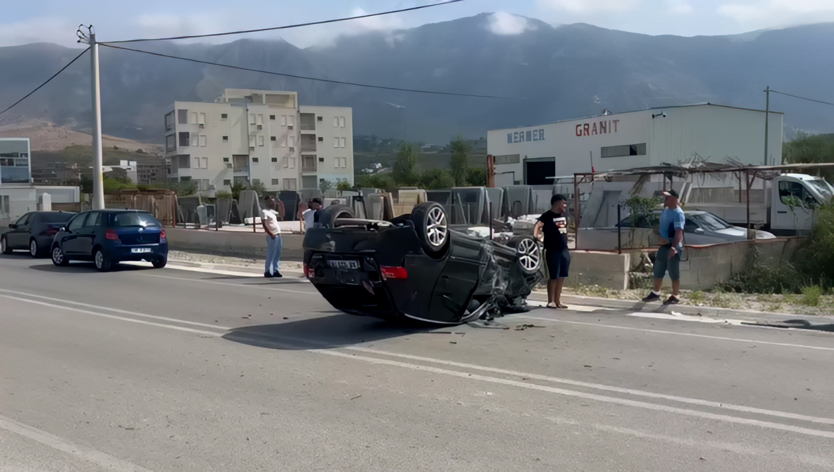 Aksident i rëndë pranë Portit të Jahteve në Orikum