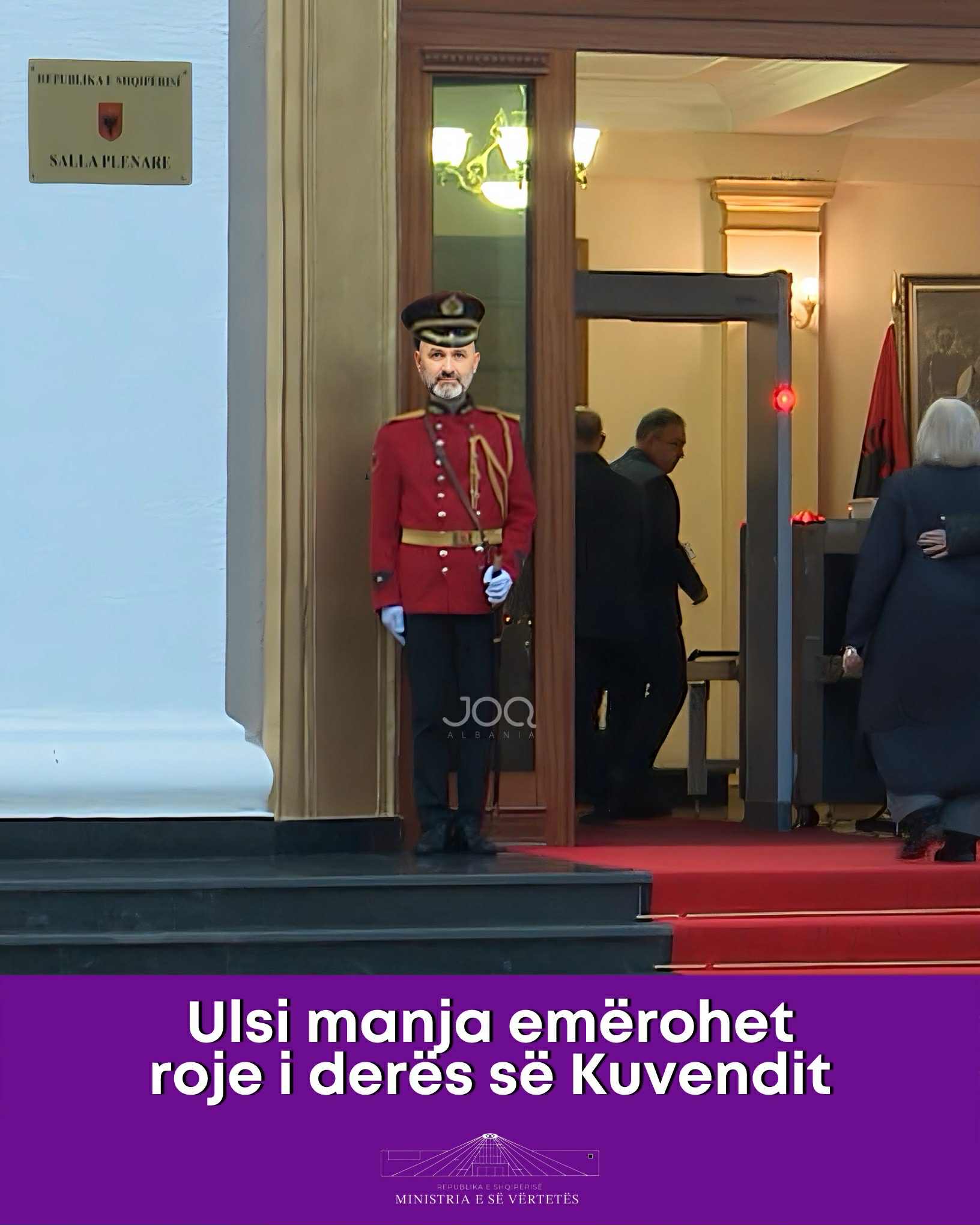 Ulsi Manja emërohet roje Kuvendi