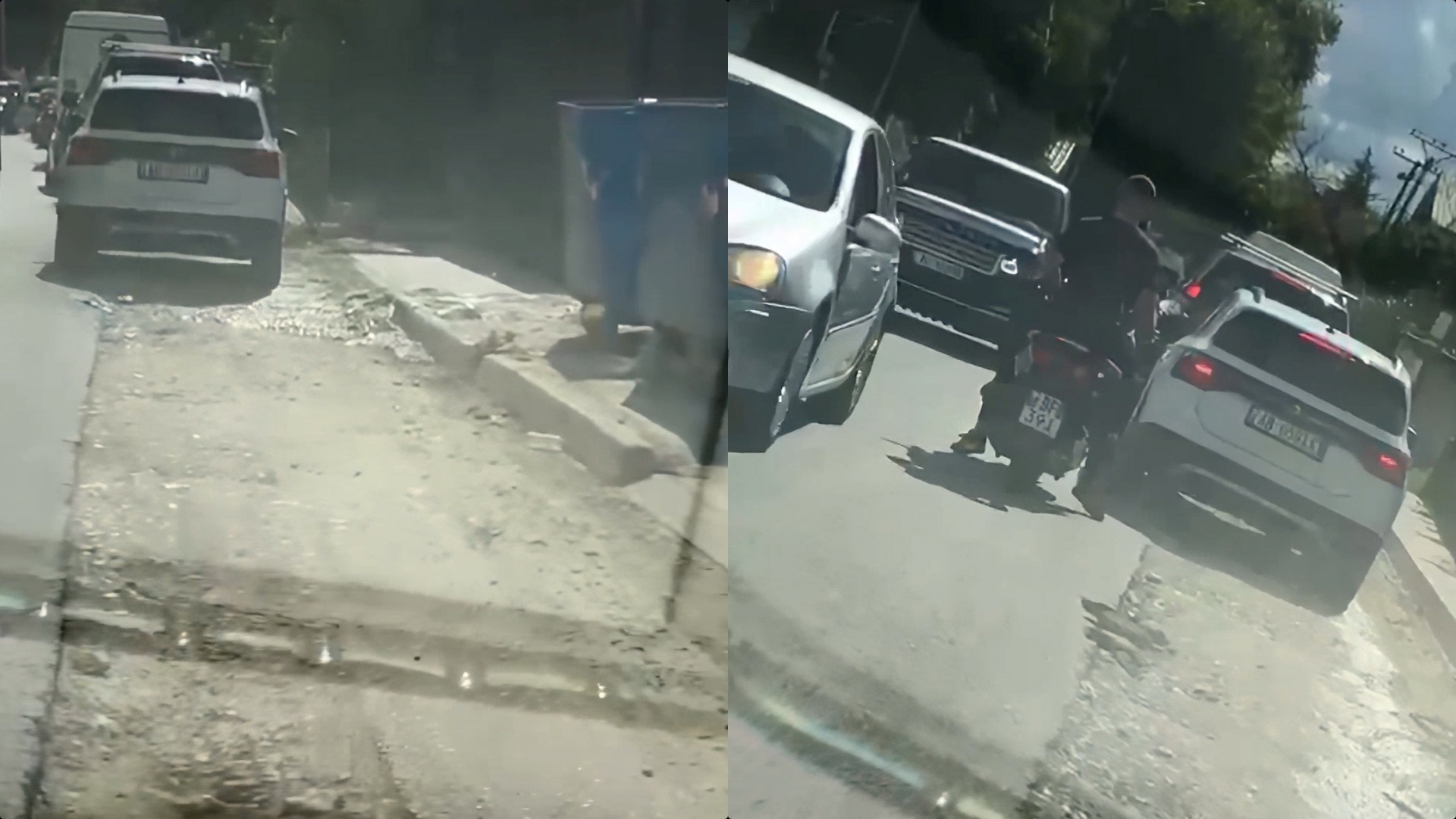 Dibranët duhet të kalojnë gropat e Rrugës së Arbrit që të futen në Tiranë