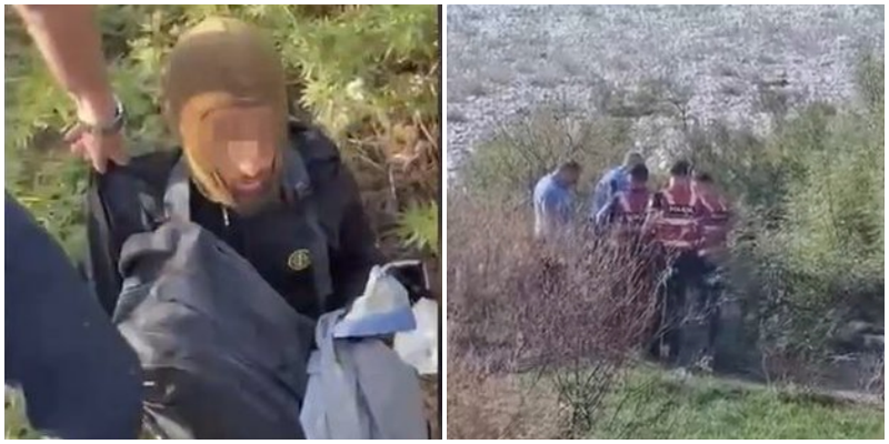 Me çorape në kokë dhe jelek antiplumb, dalin pamjet e arrestimit të Ragip Gilës