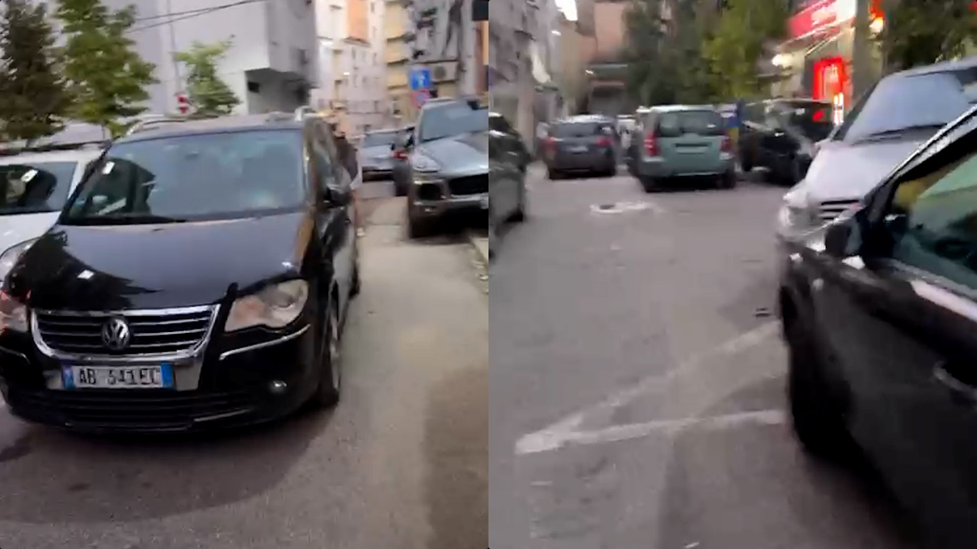 Ankohen banorët në mes të Tiranës: Makinat na kanë bllokuar rrugën